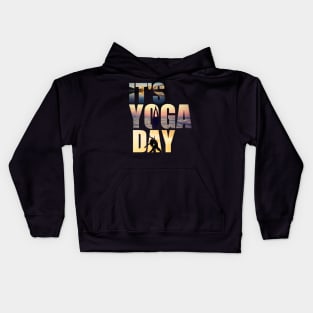 Yoga Made Me Do It Kids Hoodie